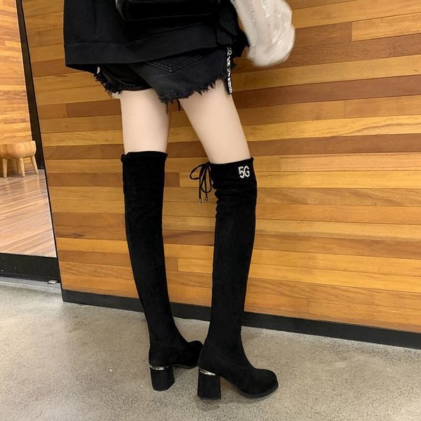 женская over-the-knee упругие сапоги на высоком каблуке сапоги рыцарь коренастый пятки круглый голова зима стиль плюшевые длинные колен, Black
женская over-the-knee упругие сапоги на высоком каблуке сапоги рыцарь коренастый пятки круглый голова зима стиль плюшевые длинные колен, Black