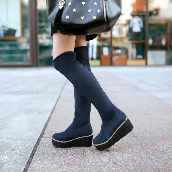 chimizhai boots winter women shoes warm snow boots over the knee shoes woman long autumn wedges heels my379, Black
chimizhai boots winter women shoes warm snow boots over the knee shoes woman long autumn wedges heels my379, Black