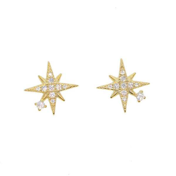 stud 925 sterling silver star earring paved cubic zirconia cz starburst northstar gold color jewelry, Golden;silver
stud 925 sterling silver star earring paved cubic zirconia cz starburst northstar gold color jewelry, Golden;silver