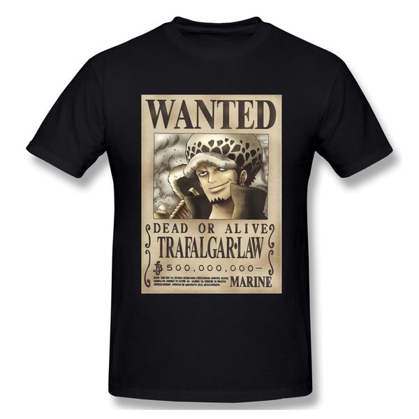 one piece men t-shirts humorous cotton tees short sleeve wanted trafalgar law t shirts round collar clothing gift idea
one piece men t-shirts humorous cotton tees short sleeve wanted trafalgar law t shirts round collar clothing gift idea