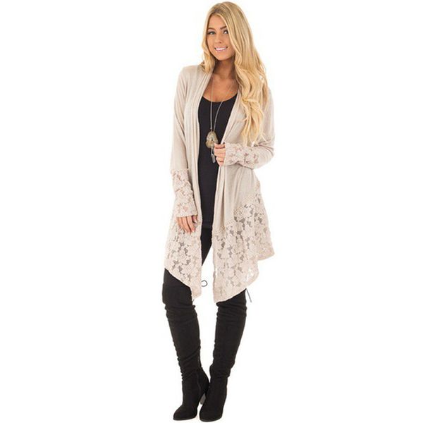 trendy women clothes autumn cardigan hollow out solid trench casual knitted plus size polyester outerwear one pieces, Tan;black
trendy women clothes autumn cardigan hollow out solid trench casual knitted plus size polyester outerwear one pieces, Tan;black