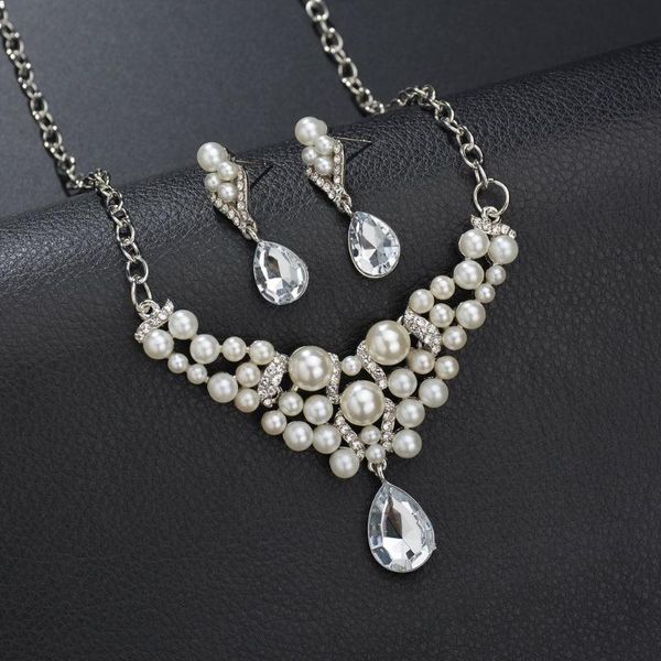 абая романтический элегантный pearl циркон water drop подвесной серьги ожерелье корейскую шеи уха ювелирные наборы для женщин подарочные дев, Silver
абая романтический элегантный pearl циркон water drop подвесной серьги ожерелье корейскую шеи уха ювелирные наборы для женщин подарочные дев, Silver