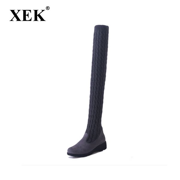 xek fashion knitted women high boots elastic slim autumn winter warm high boots female shoes size 35-40 gss94, Black
xek fashion knitted women high boots elastic slim autumn winter warm high boots female shoes size 35-40 gss94, Black