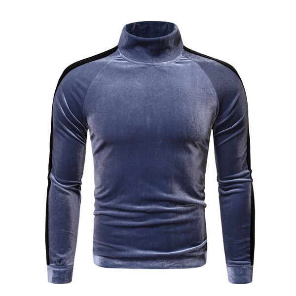 casual velvet mens tshirts fashion solid color long sleeve stand collar pullover winter autumn mens clothing, White;black
casual velvet mens tshirts fashion solid color long sleeve stand collar pullover winter autumn mens clothing, White;black
