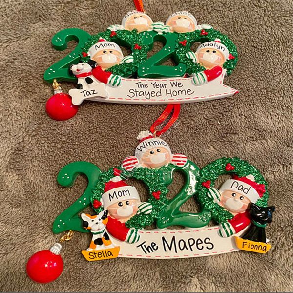christmas ornament quarantine resin xmas tree hanging pendent pandemic social party distancing santa claus with mask family of 2-7 d91104
christmas ornament quarantine resin xmas tree hanging pendent pandemic social party distancing santa claus with mask family of 2-7 d91104