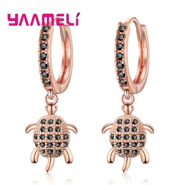 tortoise drop earrings rose gold silver filled full cubic zirconia inlay paved leverback pendientes lady fashion jewelry
tortoise drop earrings rose gold silver filled full cubic zirconia inlay paved leverback pendientes lady fashion jewelry