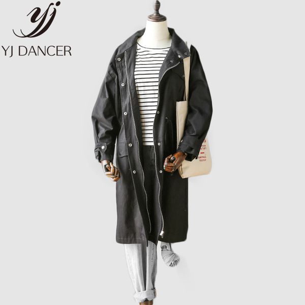 women's trench coats 2021 spring autumn plus size fashion women loose solid color bf style long section windbreaker female coat ljj0118, Tan;black
women's trench coats 2021 spring autumn plus size fashion women loose solid color bf style long section windbreaker female coat ljj0118, Tan;black