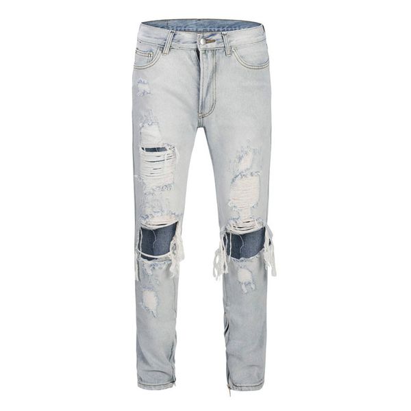 men's jeans ripped brand 2021 straight comer zipper casual slim fit stretch denim trousers motorcycle blue
men's jeans ripped brand 2021 straight comer zipper casual slim fit stretch denim trousers motorcycle blue