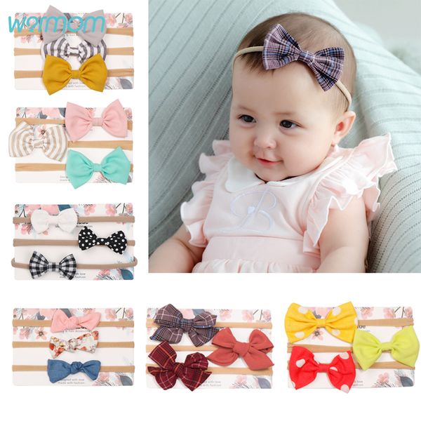 warmom 3pcs/lot bowknot baby girls headband infant elastic nylon band bandeau newborn headwear kids hair accessories gifts kg-220, Slivery;white
warmom 3pcs/lot bowknot baby girls headband infant elastic nylon band bandeau newborn headwear kids hair accessories gifts kg-220, Slivery;white