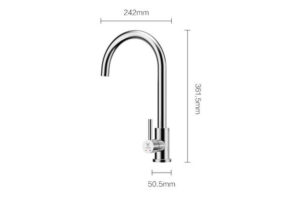 xiaomi mijia youpin yunmi stainless steel faucet lead-healthy living water 304 stainless steel and cold dual control
xiaomi mijia youpin yunmi stainless steel faucet lead-healthy living water 304 stainless steel and cold dual control