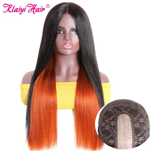 lace wigs klaiyi hair straight pu silk scalp 4x2 inch brazilian remy ombre orange/natual color 150% denisty human wig, Black;brown
lace wigs klaiyi hair straight pu silk scalp 4x2 inch brazilian remy ombre orange/natual color 150% denisty human wig, Black;brown