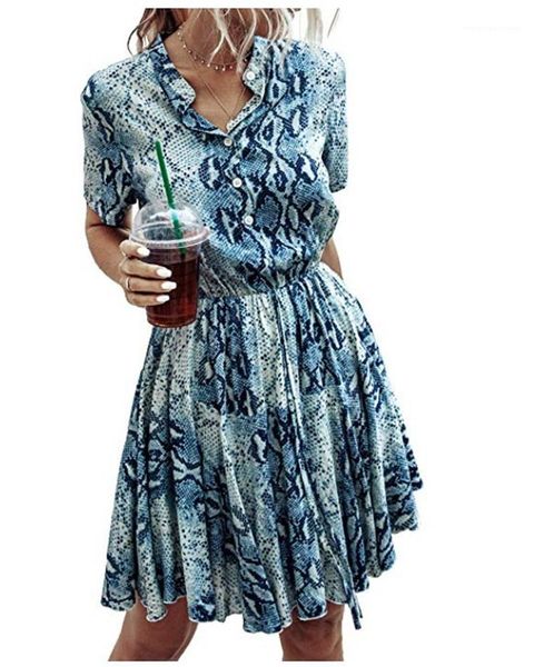 sleeved stand collar dresses fashion women party dresses various printed women dresses casual slim button tether short, Black;gray
sleeved stand collar dresses fashion women party dresses various printed women dresses casual slim button tether short, Black;gray