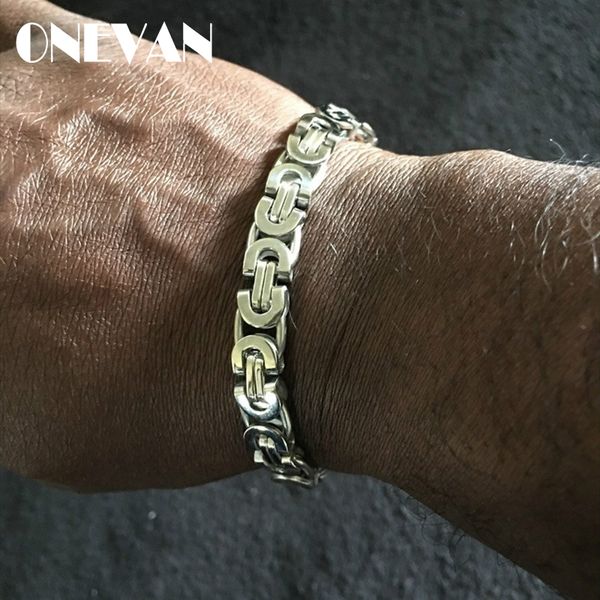 cool gold byzantine link chain stainless steel men bracelet for women punk fashion retro link chain yyw fashion bracelet, Black
cool gold byzantine link chain stainless steel men bracelet for women punk fashion retro link chain yyw fashion bracelet, Black