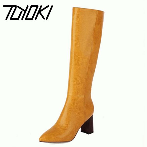 boots tuyoki plus size 34-43 women knee thick high heel pointed toe zipper shoes warm fashion party footwear, Black
boots tuyoki plus size 34-43 women knee thick high heel pointed toe zipper shoes warm fashion party footwear, Black