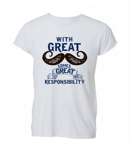 2019 fashion cotton t-shirt great mustache great responsibility hipster t shirt tshirt mens womens gift
2019 fashion cotton t-shirt great mustache great responsibility hipster t shirt tshirt mens womens gift