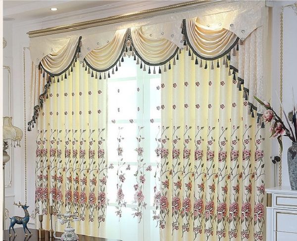2020 curtain fabric european embroidery living room bedroom shading curtain finished garden curtain cloth
2020 curtain fabric european embroidery living room bedroom shading curtain finished garden curtain cloth