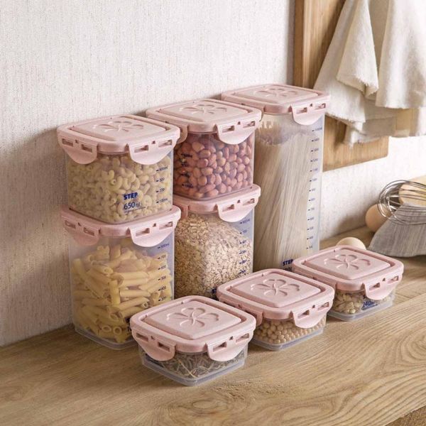 8pcs storage containers box refrigerator organizer bean grain spice storage box container eco-friendly kitchen organizer
8pcs storage containers box refrigerator organizer bean grain spice storage box container eco-friendly kitchen organizer