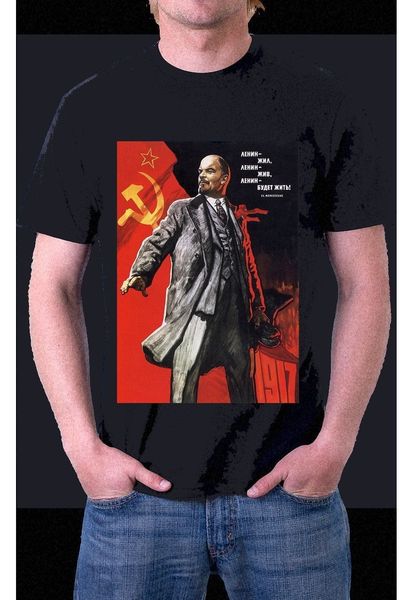 vladimir lenin russian communist revolution black t-shirt 2019 summer men's t shirt fashion print cool tees
vladimir lenin russian communist revolution black t-shirt 2019 summer men's t shirt fashion print cool tees
