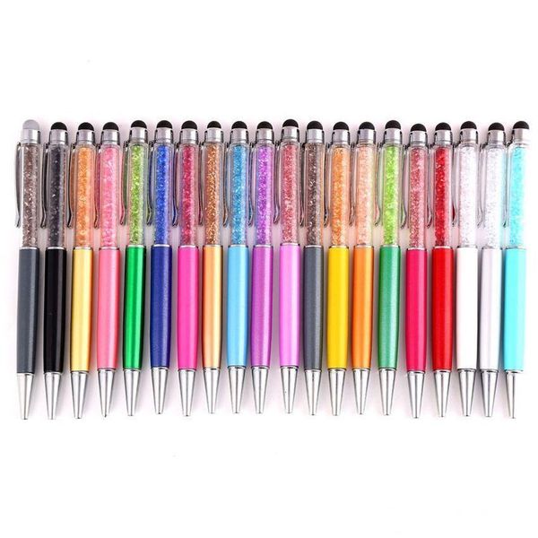 wholesale 2 in 1 crystal point diamond stylus screen capacitive touch stylus pen for universal pad tablet ball point pen
wholesale 2 in 1 crystal point diamond stylus screen capacitive touch stylus pen for universal pad tablet ball point pen