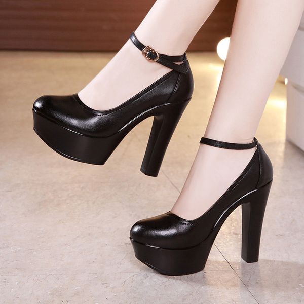 dress shoes 13cm super high heel single hate waterproof platform thick bottom size code t station cheongsam catwalk model, Black
dress shoes 13cm super high heel single hate waterproof platform thick bottom size code t station cheongsam catwalk model, Black