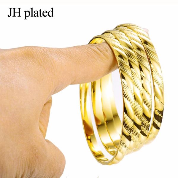 bangle jhplated 4 pieces for women gold color african bracelet jewelry middle east gifts, Black
bangle jhplated 4 pieces for women gold color african bracelet jewelry middle east gifts, Black