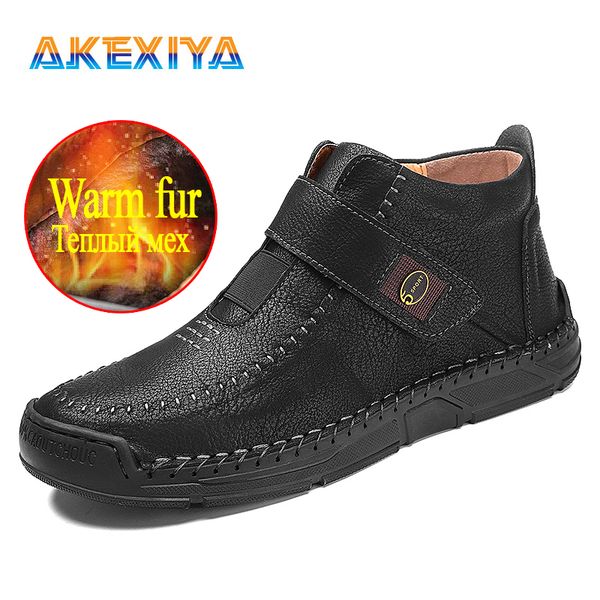 boots 2021 men's winter handmade leather ankle plush warm snow outdoor cold protection men, Black
boots 2021 men's winter handmade leather ankle plush warm snow outdoor cold protection men, Black