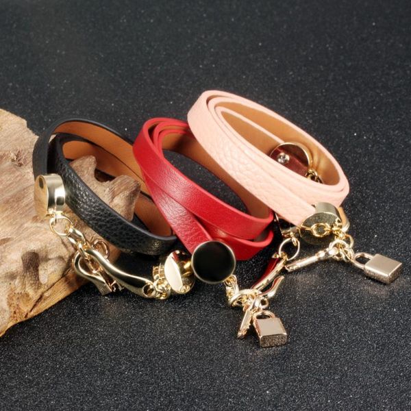 tennis women's bracelets leather multi-layer alloy ms bracelet women retro punk casual jewelry accessories pulseras mujer moda, Golden;silver
tennis women's bracelets leather multi-layer alloy ms bracelet women retro punk casual jewelry accessories pulseras mujer moda, Golden;silver