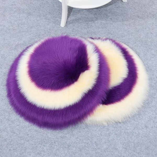 20 kinds imitate wool purple cream 2 colors stitching round area rug carpets home living room bedroom diameter 50cm alfombras
20 kinds imitate wool purple cream 2 colors stitching round area rug carpets home living room bedroom diameter 50cm alfombras
