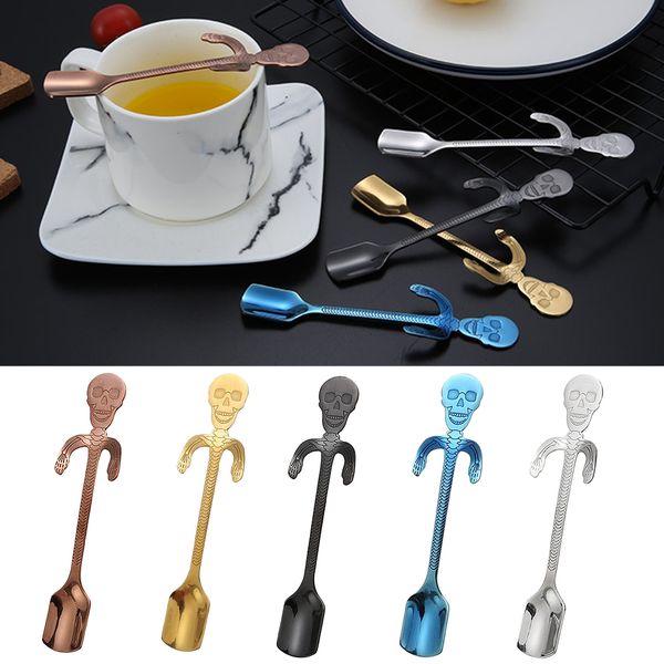 skull pattern hanging spoon cutlery ice cream dessert teaspoon coffee , stainless steel
skull pattern hanging spoon cutlery ice cream dessert teaspoon coffee , stainless steel