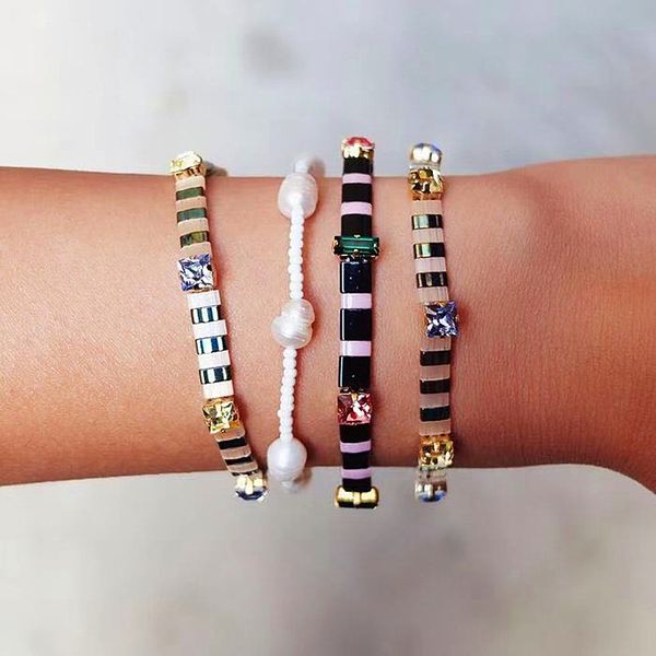 2020 new boho bracelets miyuki tila beads bracelet women beach jewelry fashion rainbow bracelet hand accessories for women new, Golden;silver
2020 new boho bracelets miyuki tila beads bracelet women beach jewelry fashion rainbow bracelet hand accessories for women new, Golden;silver