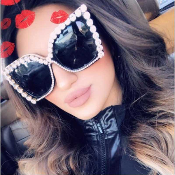 oversized square rhinestones sunglasses women big black shades fashion designer sun glasses diamond frame female eyewear uv400, White;black
oversized square rhinestones sunglasses women big black shades fashion designer sun glasses diamond frame female eyewear uv400, White;black