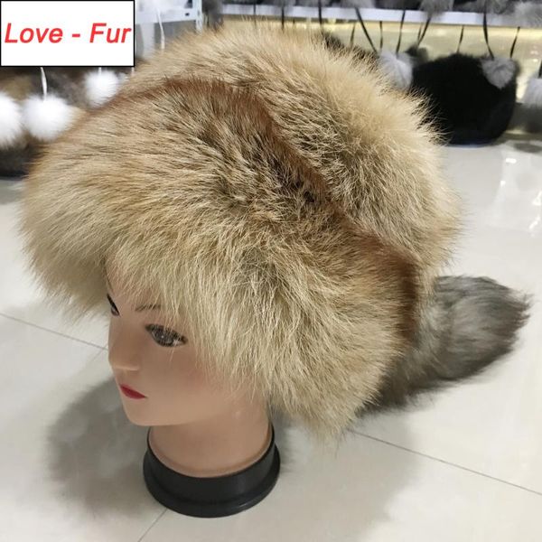 beanie/skull caps style luxury winter russian natural real red fur hat 2021 women warm good quality 100% genuine cap, Blue;gray
beanie/skull caps style luxury winter russian natural real red fur hat 2021 women warm good quality 100% genuine cap, Blue;gray