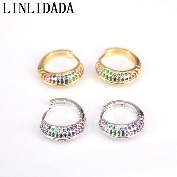 5pairs fashion women round circle statement jewelry cz micro pave huggie hoop earrings mix color 2020 gifts, Golden;silver
5pairs fashion women round circle statement jewelry cz micro pave huggie hoop earrings mix color 2020 gifts, Golden;silver