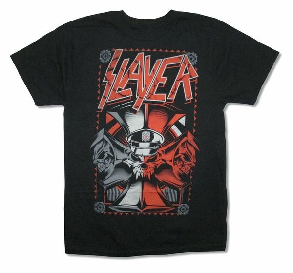 slayer propaganda skull image black t shirt new tee shirt