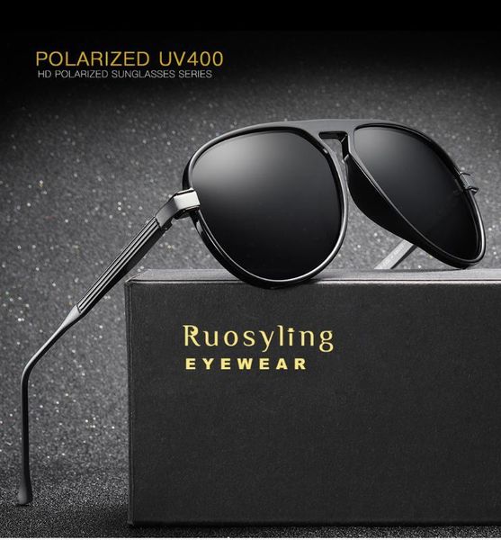ruosyling pilot sunglasses women men polarized sun glasses vintage uv 400 quality driving sunglasses matteoculos masculino, White;black 
ruosyling pilot sunglasses women men polarized sun glasses vintage uv 400 quality driving sunglasses matteoculos masculino, White;black