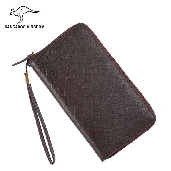 kangaroo kingdom fashion brand wallets genuine leather large capacity men zipper long clutch purse credit card holder wallet, Red;black
kangaroo kingdom fashion brand wallets genuine leather large capacity men zipper long clutch purse credit card holder wallet, Red;black