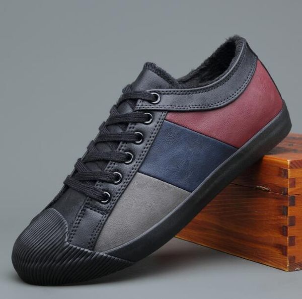 2020 winter boots new fashion men fur plush warm patchwork leather boots man trend short casual shoes men warm shoes, Black
2020 winter boots new fashion men fur plush warm patchwork leather boots man trend short casual shoes men warm shoes, Black