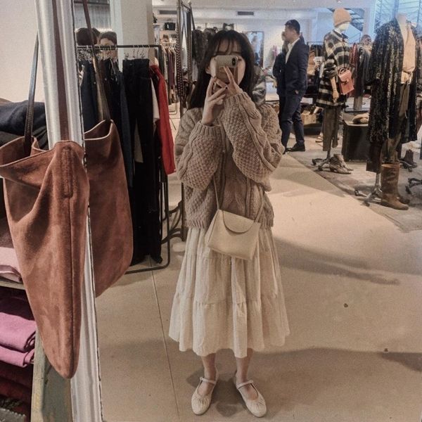 2020 autumn new casual all-match twist pullover big swing dress 2020 autumn new casual all-match twist pullover big doll sweatersweater swea, Gray
2020 autumn new casual all-match twist pullover big swing dress 2020 autumn new casual all-match twist pullover big doll sweatersweater swea, Gray
