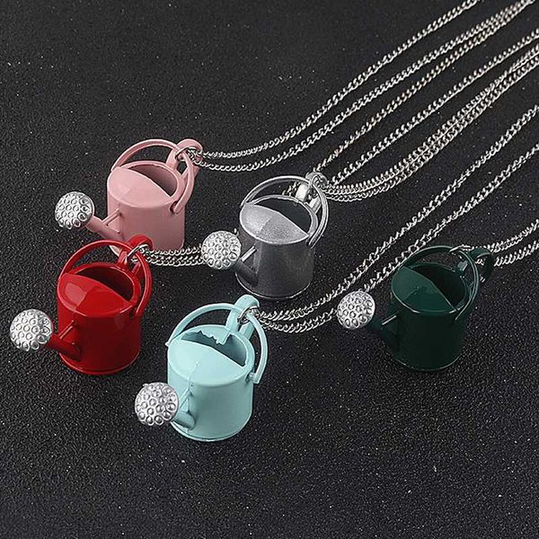 new korean fashion watering can necklace set for women girls sweet unique shower pot gardening choker clavicle gift, Silver
new korean fashion watering can necklace set for women girls sweet unique shower pot gardening choker clavicle gift, Silver