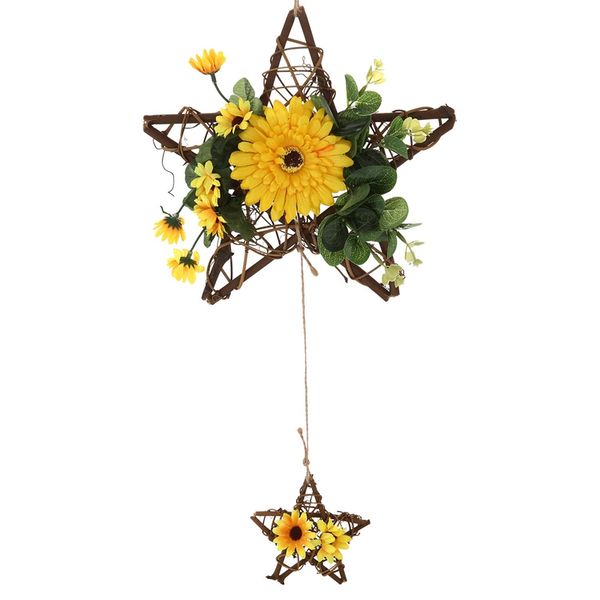 decorative flowers & wreaths pentagram rattan circle wall simulation flower ornaments home accessories
decorative flowers & wreaths pentagram rattan circle wall simulation flower ornaments home accessories