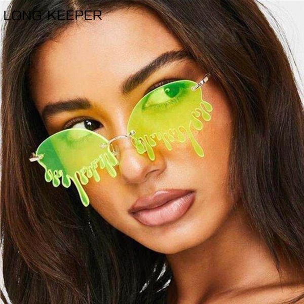 2020 new fashion rimless funny sun glasses women vintage brand design tears shape sunglasses female candy color gafas shades, White;black
2020 new fashion rimless funny sun glasses women vintage brand design tears shape sunglasses female candy color gafas shades, White;black
