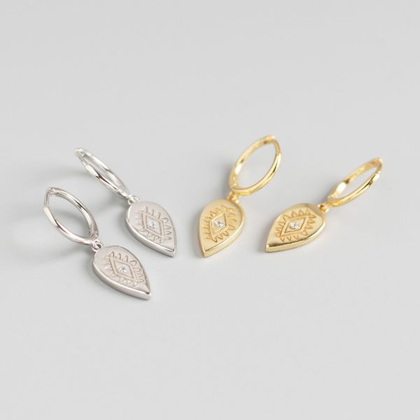 aprilgrass brand punk style eyes earring 925 sterling silver white zircon eyes pendant small stud earrings for women boho leaf earring, Golden;silver
aprilgrass brand punk style eyes earring 925 sterling silver white zircon eyes pendant small stud earrings for women boho leaf earring, Golden;silver