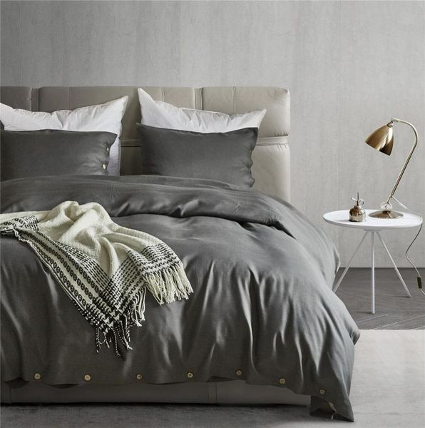 25 100% 60 long-staple cotton buttons gray 3 pc duvet cover quilt sets size comforter sets pillowcase luxurious
25 100% 60 long-staple cotton buttons gray 3 pc duvet cover quilt sets size comforter sets pillowcase luxurious