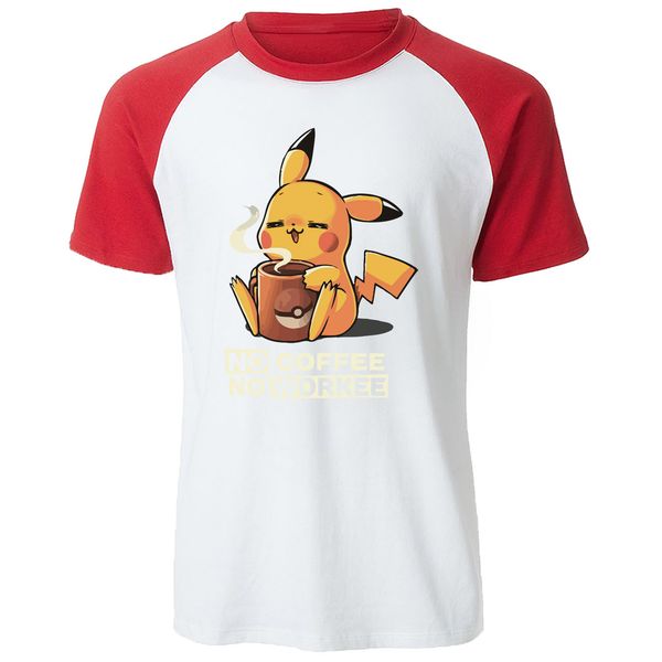 no coffee no workee t shirts anime pika tshirt casual o-neck mens tee shirts funny raglan short sleeve men harajuku
no coffee no workee t shirts anime pika tshirt casual o-neck mens tee shirts funny raglan short sleeve men harajuku