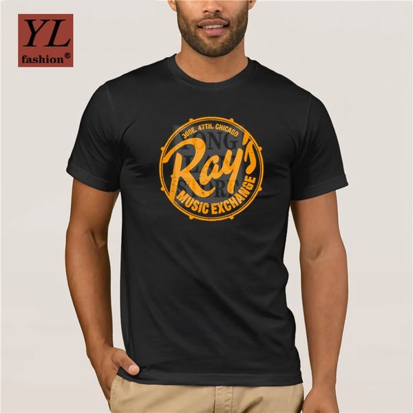 round neck cool man s t shirt ray music exchange worn look men s fun casual print t shirt