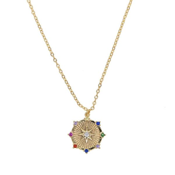 chains arrival vintage alloy octagon sun flower pendant necklaces paved 8 color rainbow round cz bohemia women jewelry link, Silver
chains arrival vintage alloy octagon sun flower pendant necklaces paved 8 color rainbow round cz bohemia women jewelry link, Silver