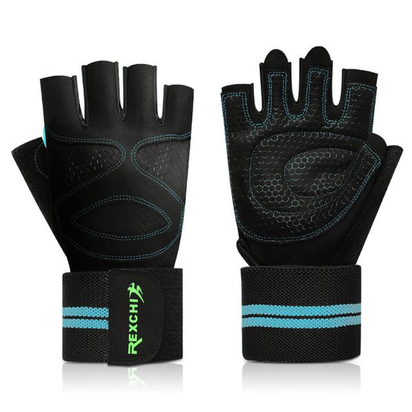 five fingers gloves gym half finger heavyweight sports exercise weight lifting body building training sport fitness fingerlsee mitten, Blue;gray
five fingers gloves gym half finger heavyweight sports exercise weight lifting body building training sport fitness fingerlsee mitten, Blue;gray