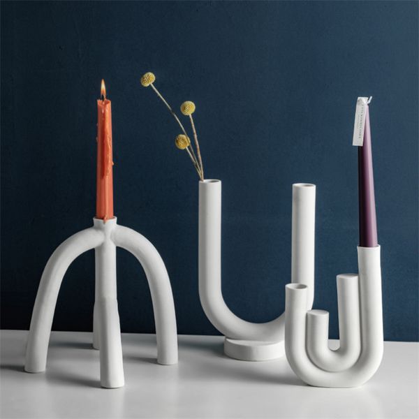 jingdezhen creative ceramic simple candle holder nordic porcelain candlestick wedding table ornaments home decoration crafts
jingdezhen creative ceramic simple candle holder nordic porcelain candlestick wedding table ornaments home decoration crafts