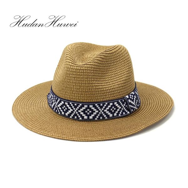 new outdoor straw seaside beach sun hat visor women men ladies jazz panama solid wide brim printing belt caps, Blue;gray
new outdoor straw seaside beach sun hat visor women men ladies jazz panama solid wide brim printing belt caps, Blue;gray