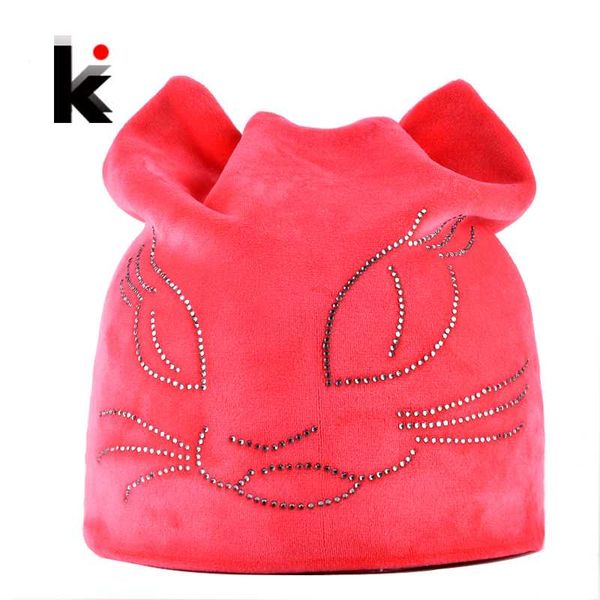2020 winter beanie hats for women diamond cat velvet gorros for girls warm fluff beanies cap with ears toucas feminina inverno, Blue;gray
2020 winter beanie hats for women diamond cat velvet gorros for girls warm fluff beanies cap with ears toucas feminina inverno, Blue;gray